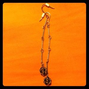 Disco ball dangly earrings